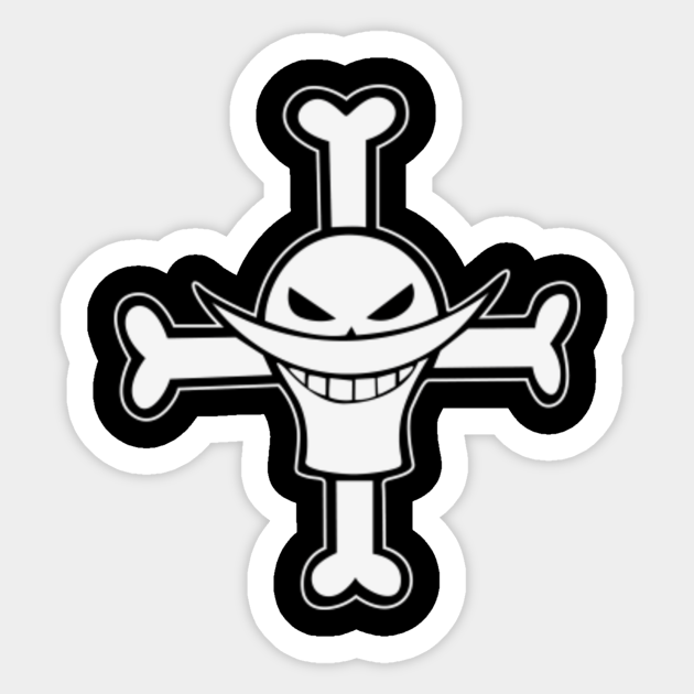 One Piece Whitebeard - One Piece - Sticker | TeePublic